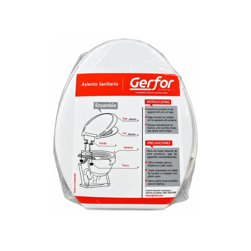 TAPA ASIENTO SANITARIO BLANCO GERFOR (101336 )