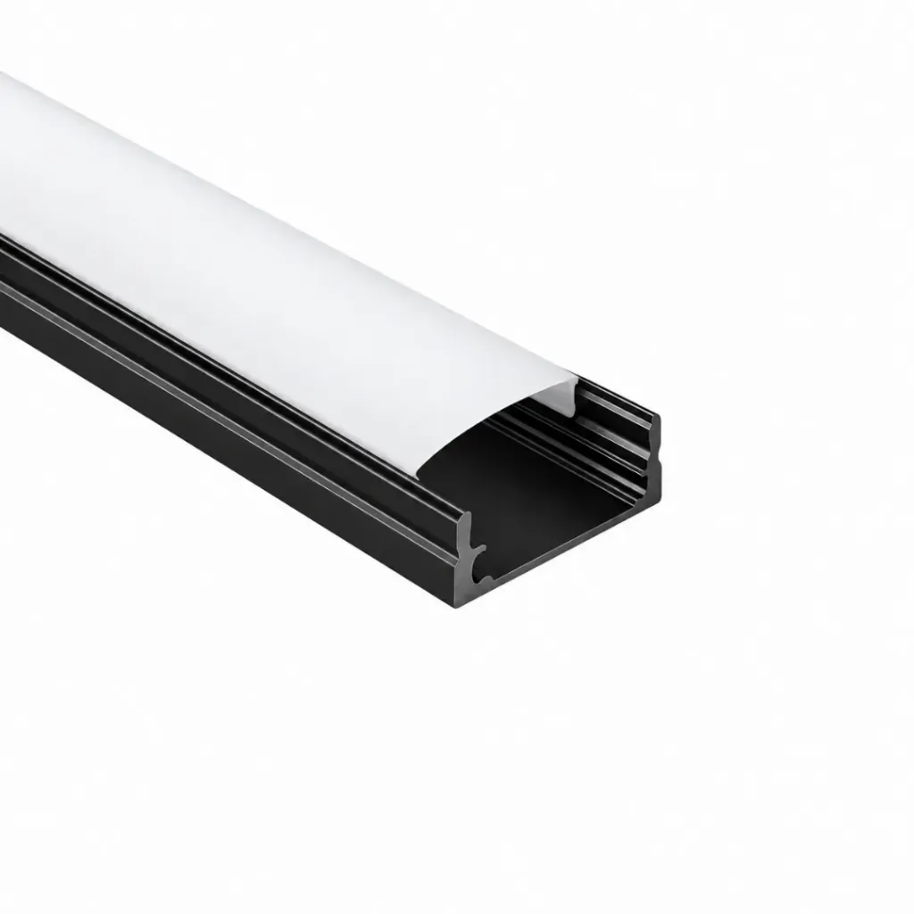 PERFIL-187 SOBREPONER RIEL/ALUMINIO-BLANCO DIFUSOR/PC 18MM*7MM *3 METROS(ICL273)