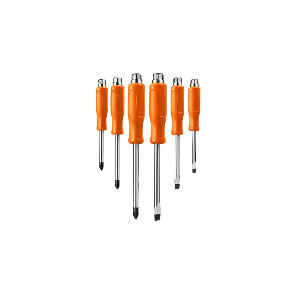 SET DESTORNILLADORES X 6PCS PH1X3”. PH2X4”. PH3X6” PALA PH1X3”. PH2X4”. PH3X6” THOR(THHM014)