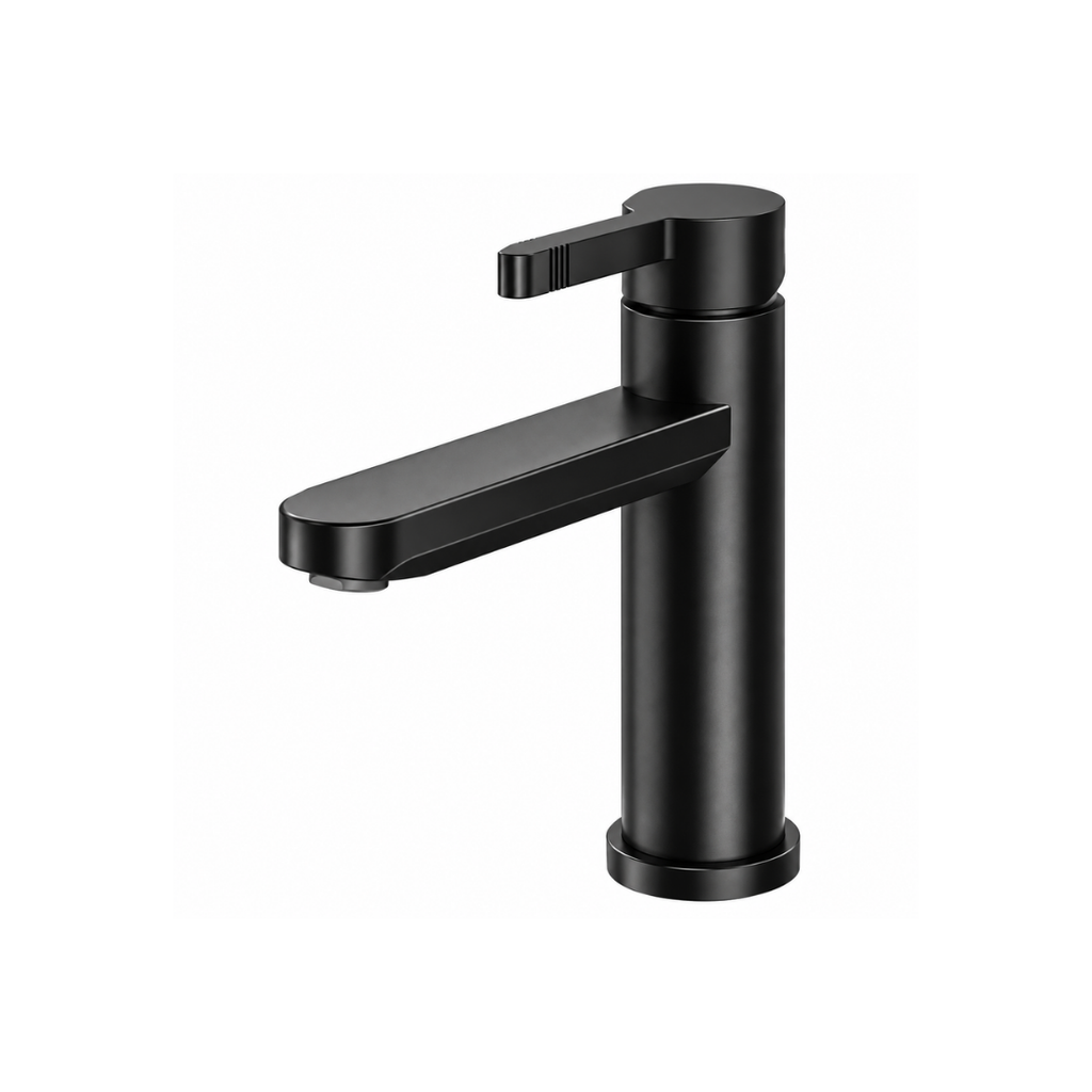 LLAVE LAVAMANOS MONOCONTROL MEDIO SOLID NEVA ALUMINIO NEGRO VALQUA(VQAHLVM002)