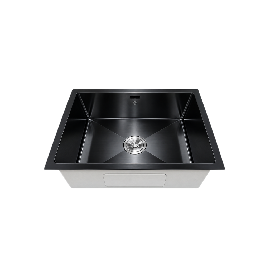 POCETA LAVAPLATOS PROLISSO 60 CM X 45 CM X 23 CM ACERO INOX NEGRO NANO SOVRANO(SVR1153)