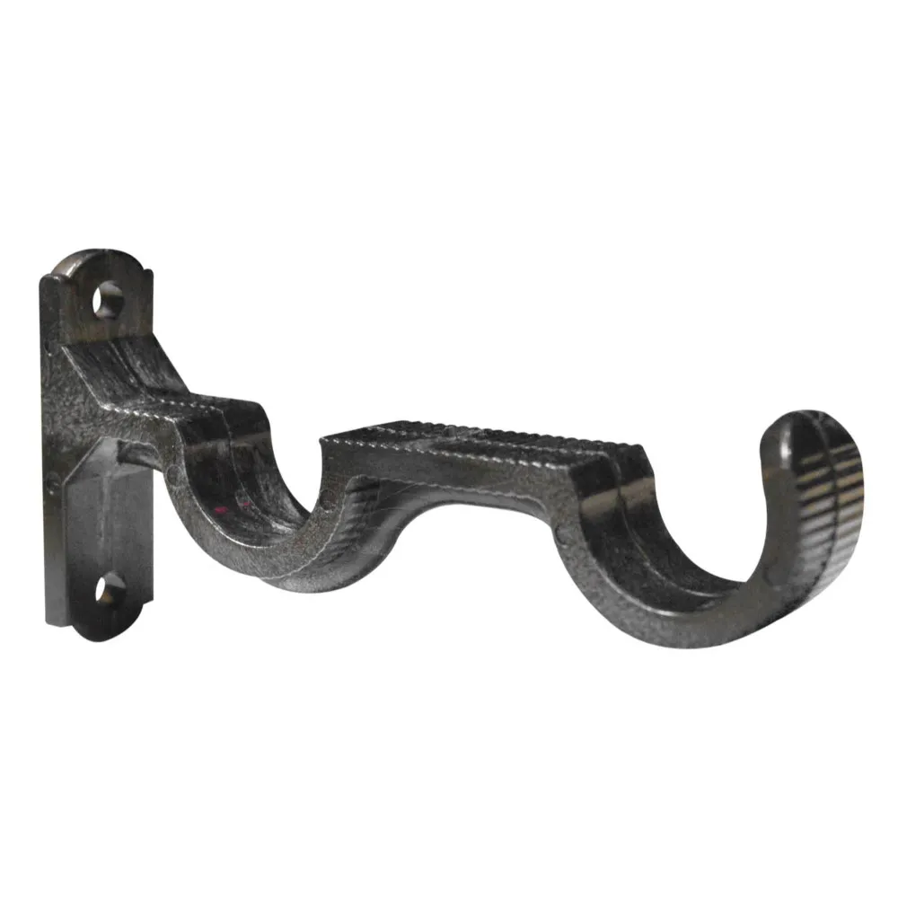 [3159] SOPORTE CORTINERO DOBLE 3/4 CAFE (060402)