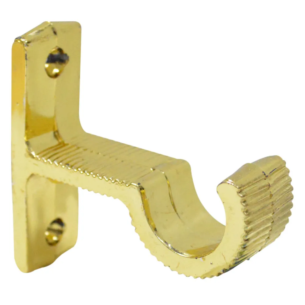 [3160] SOPORTE CORTINERO MURO 1/2 DORADO (080101)