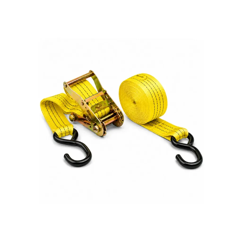 [946] TENSOR CORREA 25MM X 6MTRS NARANJA/AMARILLO (FR-C005)