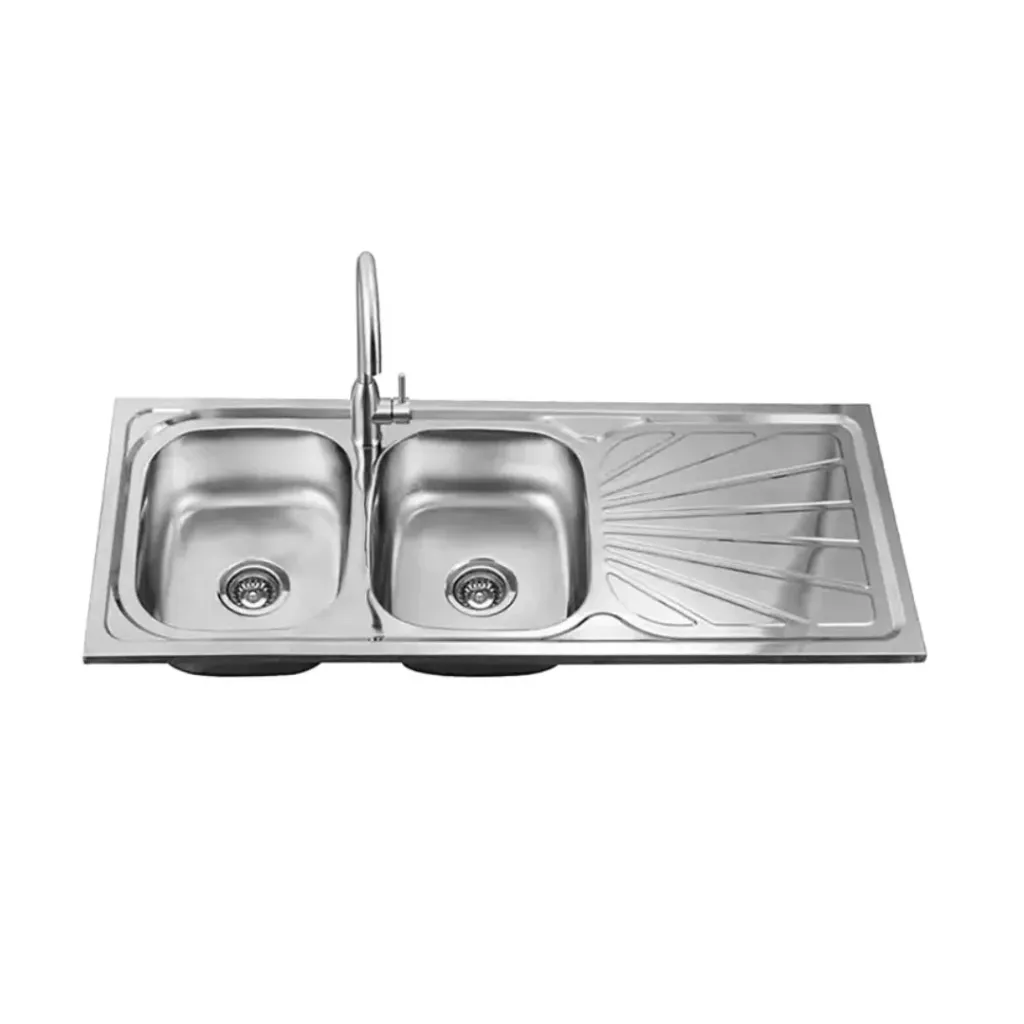 LAVAPLATOS 50X120 DOBLE POSETA MEZCLADOR (FRE-C26)