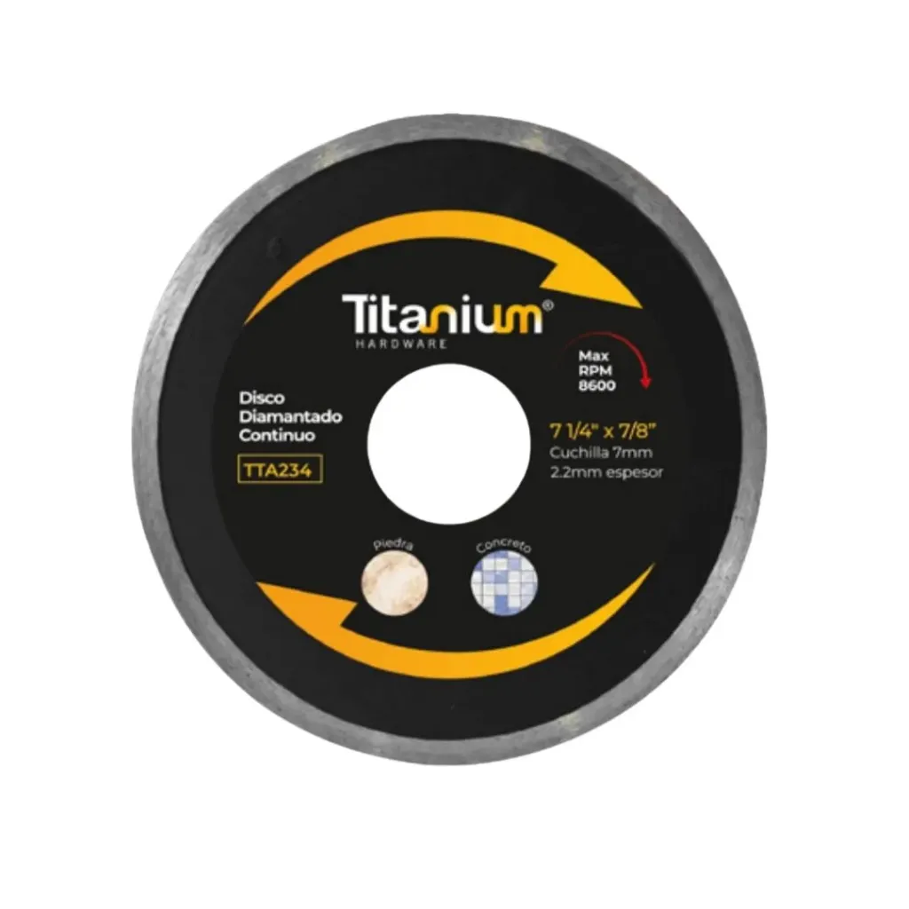 [336] DISCO CONTINUO 7 1/2 TITANIUM(TTA234)