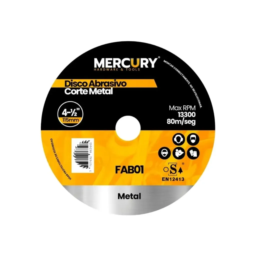[2010] DISCO CORTE METAL 71/2 MERCURY (FAB02)