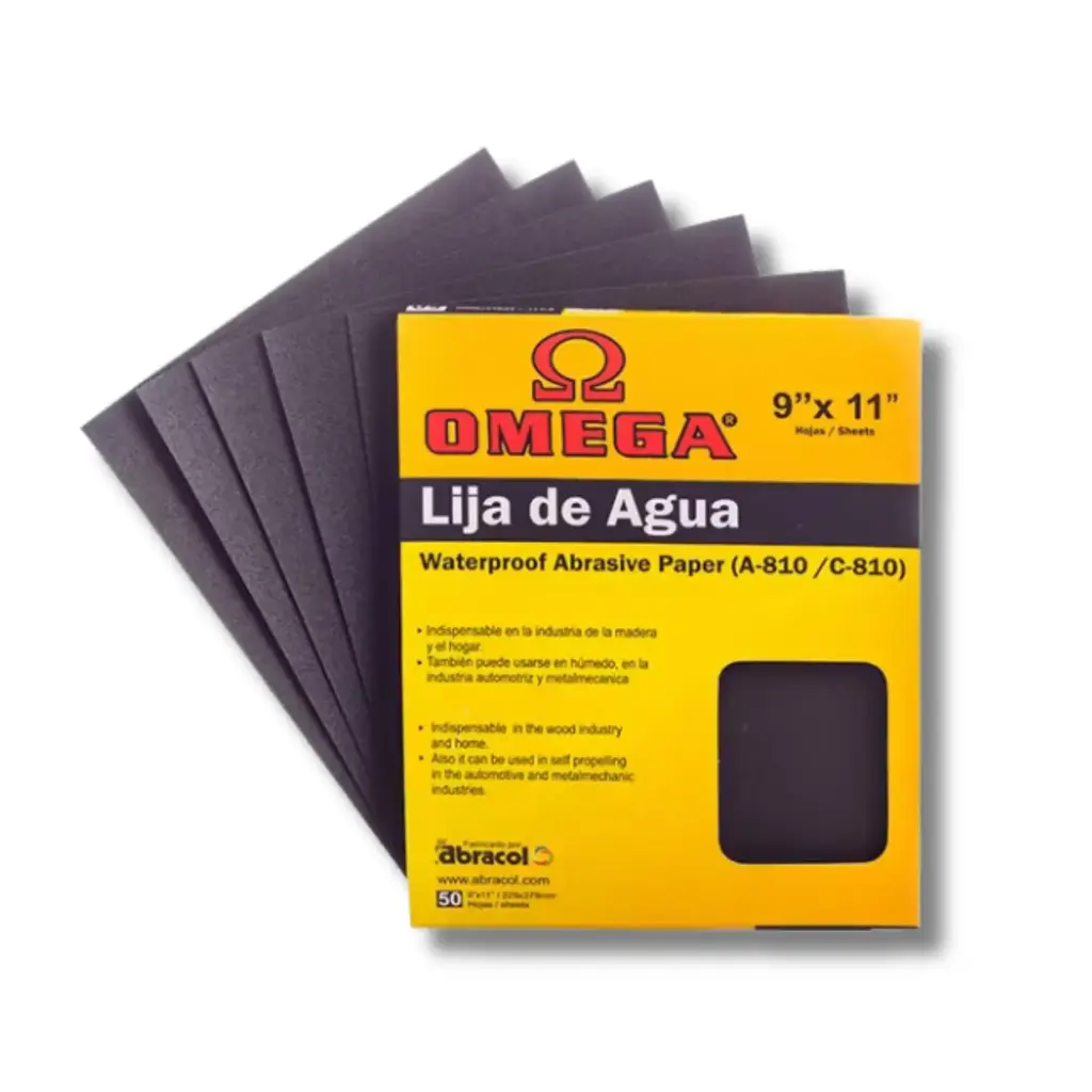 [2893] LIJA OMEGA #220 (LIJADO EN AGUA) 9"X11" (RPHOA0220000)